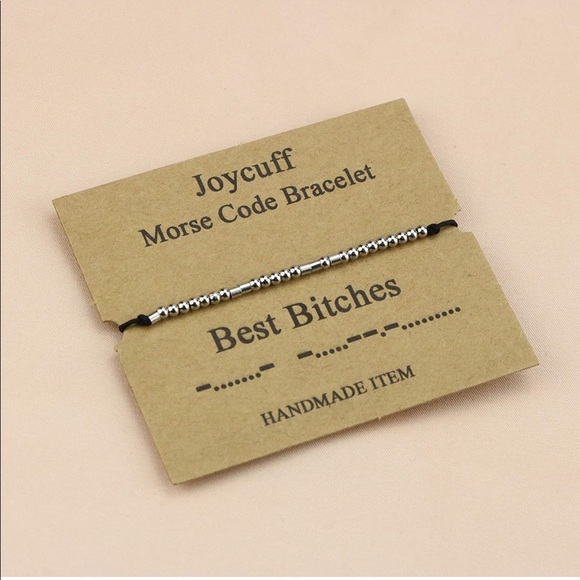 BRAND NEW MORSE CODE BRACELET. (NWT) - Picture 2 of 4